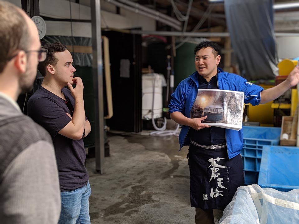 Sake Brewery Tour (Otokoyama Honten)